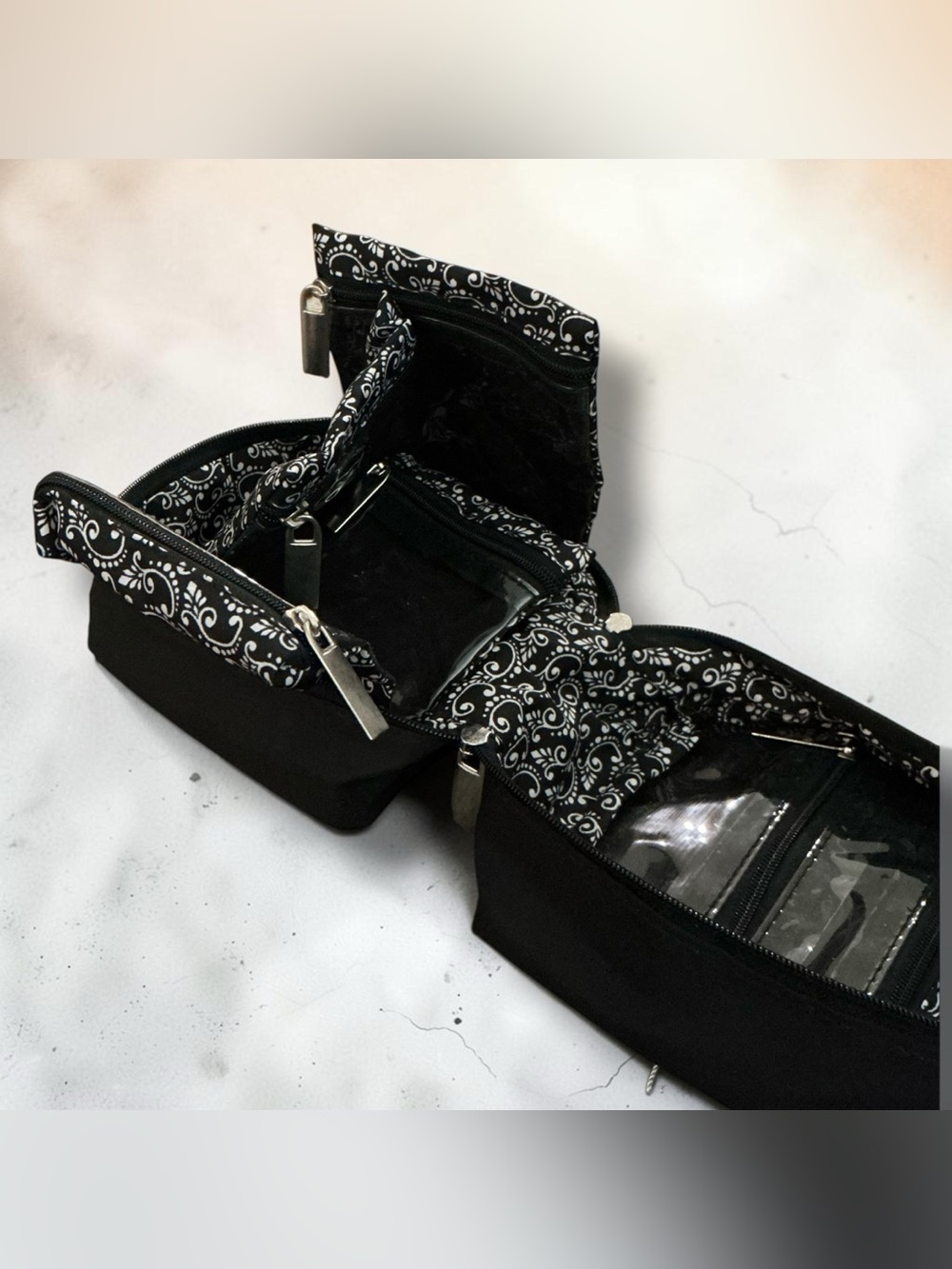 in.bag Hanging Travel Jewelry Organizer Case Black NWT Jewelry Storage